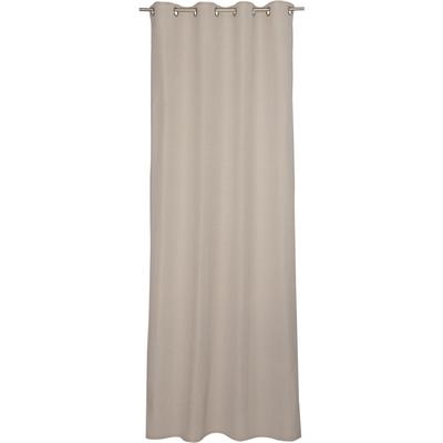 Vorhang ESPRIT "Square", beige (greige), B:140cm H:250cm, Polyester, Gardinen, blickdicht