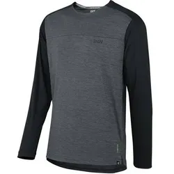 IXS iXS Herren Langarmshirt M FLOW X LONG SLEEVE JERSEY, Größe XL in Schwarz Schwarz