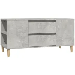 vidaXL TV-Schrank Betongrau 102x44,5x50 cm Holzwerkstoff
