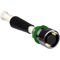 Schneider Electric XB4BA921 Manueller Überlast-Rückstelltaster, Harmony XB4, Metall, 22mm, schwarz, tastend, 30-130mm