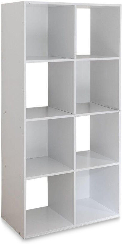 Rebrilliant Northville Cube Bookcase White (4 Shelves) 47.6"H x 24"W x 11.811"D.