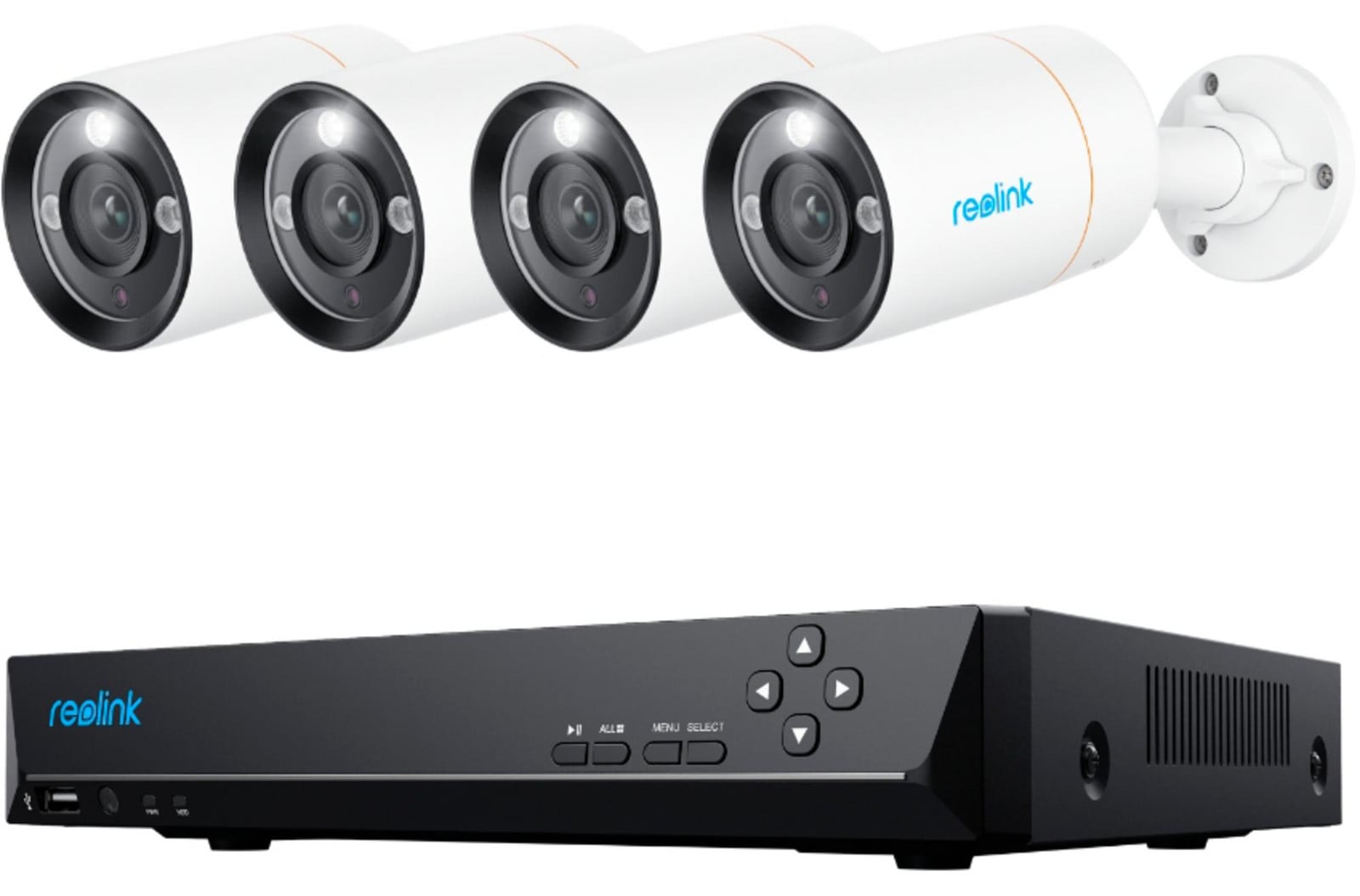 Reolink NVS8-12MB4 NVR met 4x 12 MP camera's