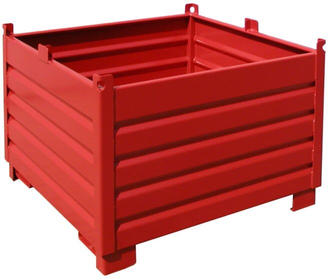 Bauer Südlohn Système de conteneurs SBS 1000, peint, rouge feu (4511-02-0000-3000)