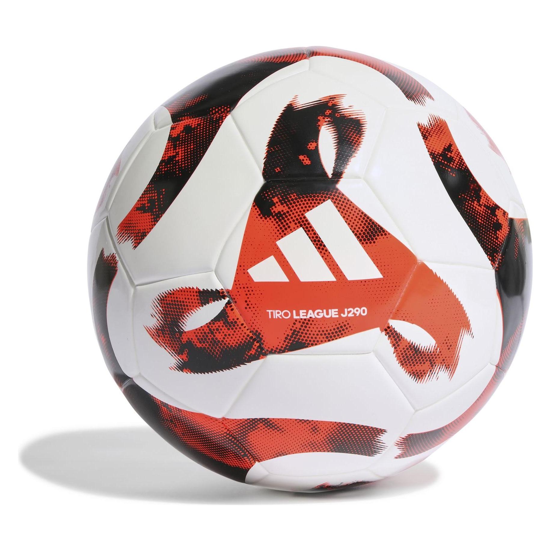 Adidas Fussball Tiro Junior 290 League weiss-rot HT2424 (5) (5) (HT2424)