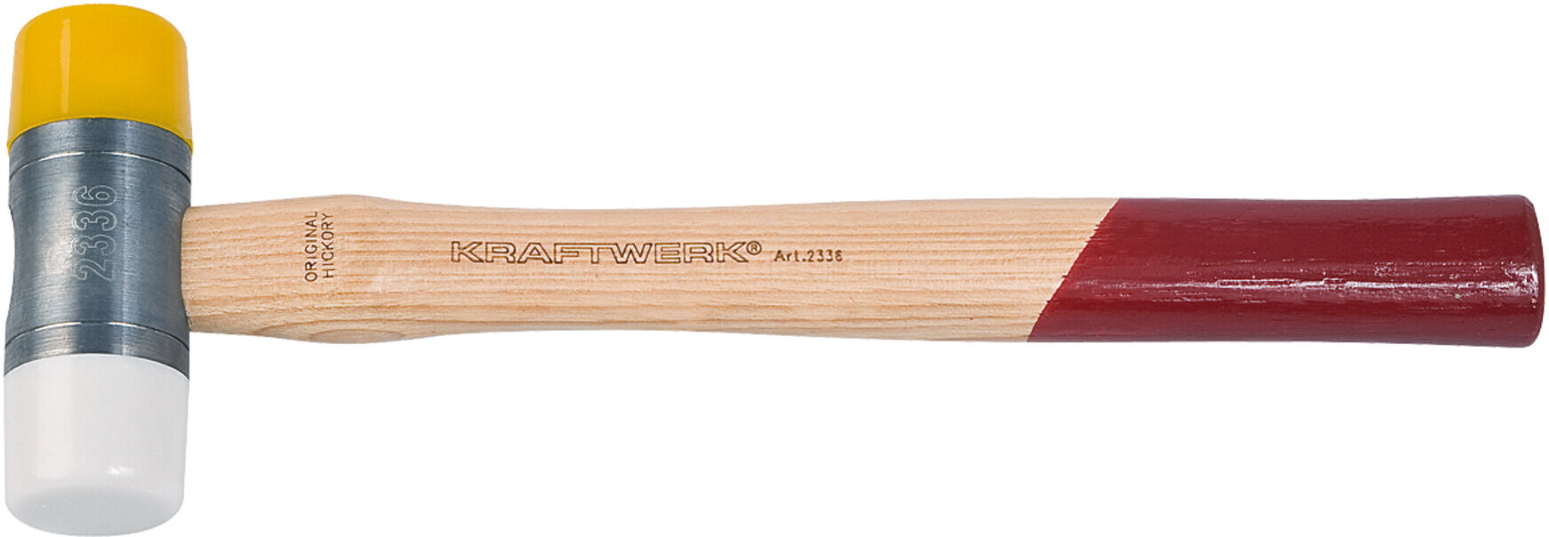 Kraftwerk Plastikhammer 35 mm Nylon-/PU-Köpfe (2336)