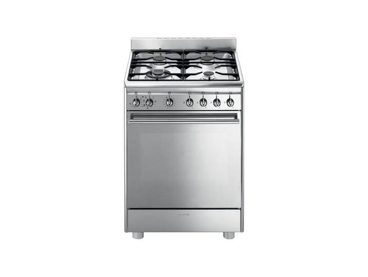 Cuisiniere mixte SMEG CX68MF8-2 4 foyers