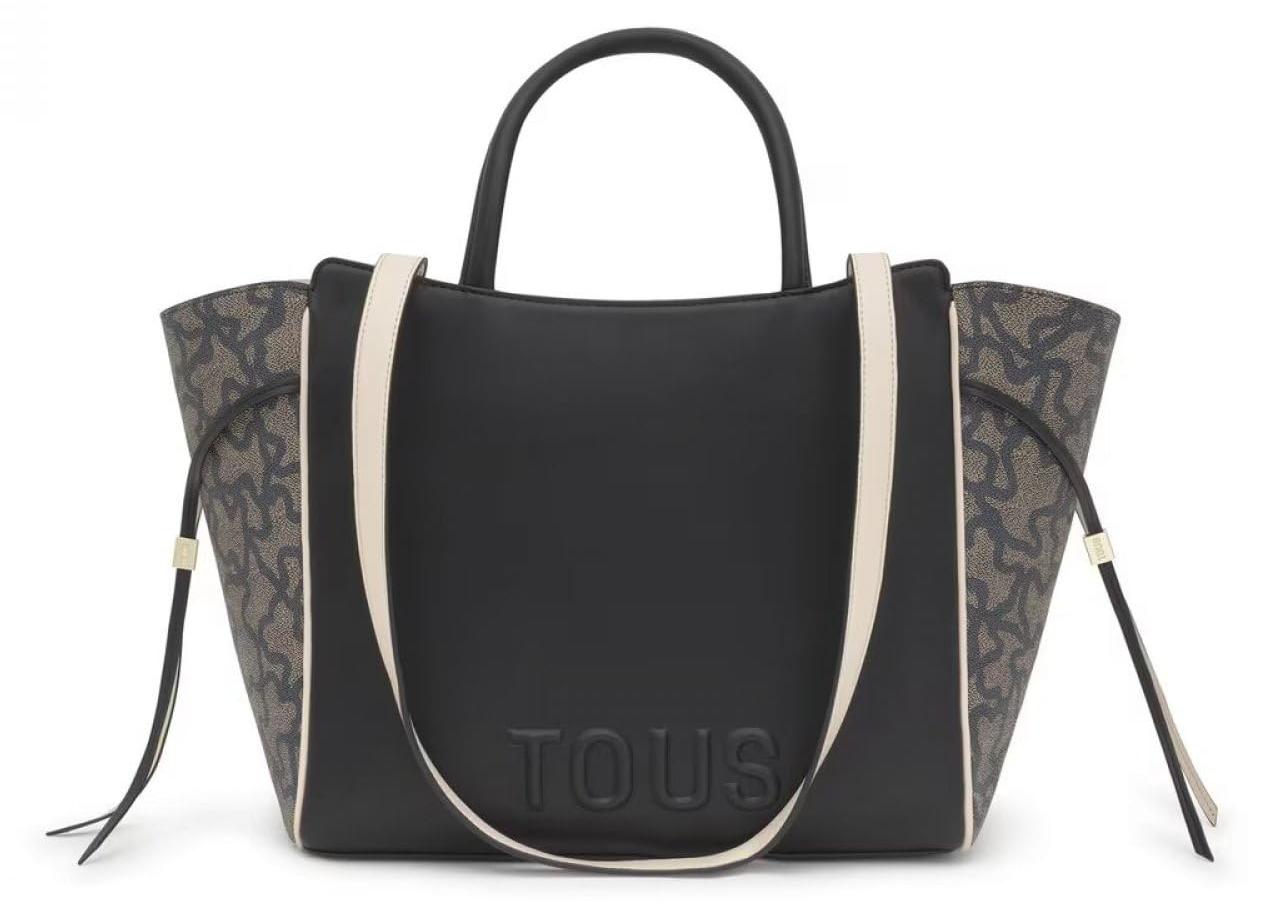 TOUS City Medium, Schwarz, für Damen, Maße 27 x 47 x 16 cm, Kollektion Kaos Icon