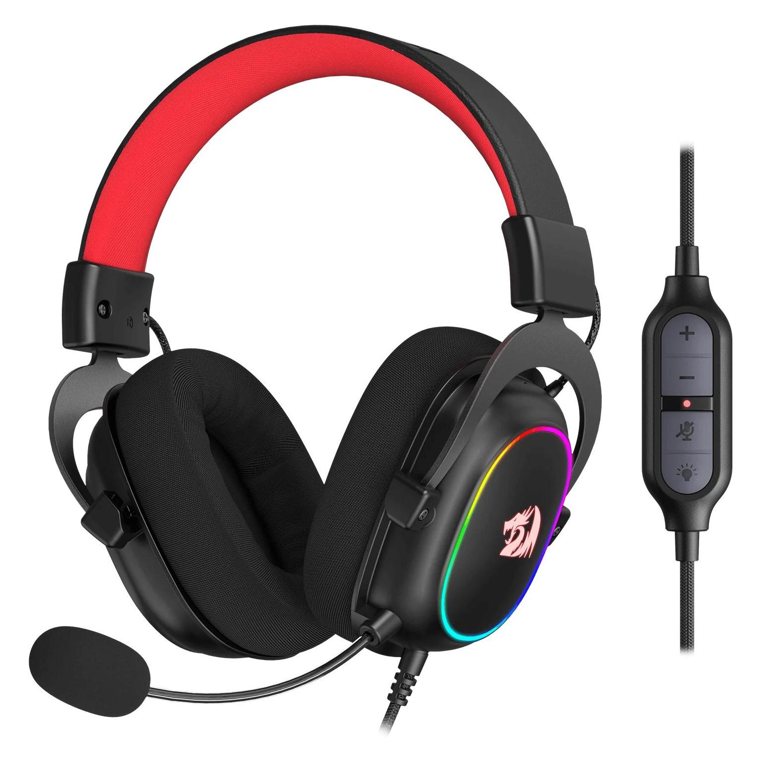 Redragon Zeus X - H510 RGB Gaming Headset met verlichting - comfortable hoofdband - PS5 / PS4 / PS3 - Windows (Kabelgebunden) (H510RGB)