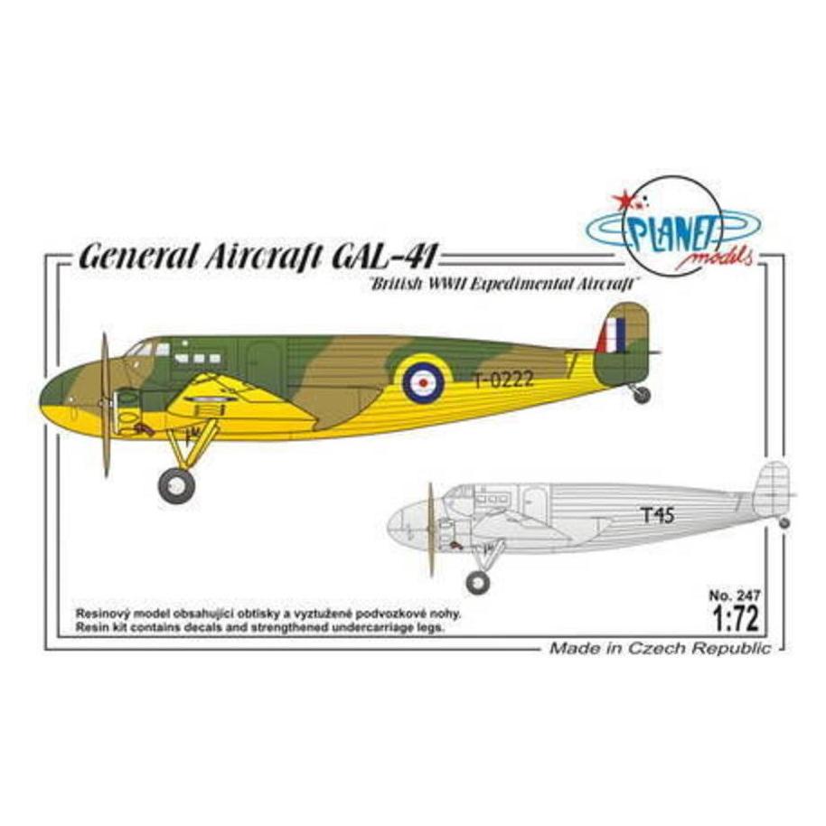 Planet Models General Aircraft GAL-41 (129-PLT247)