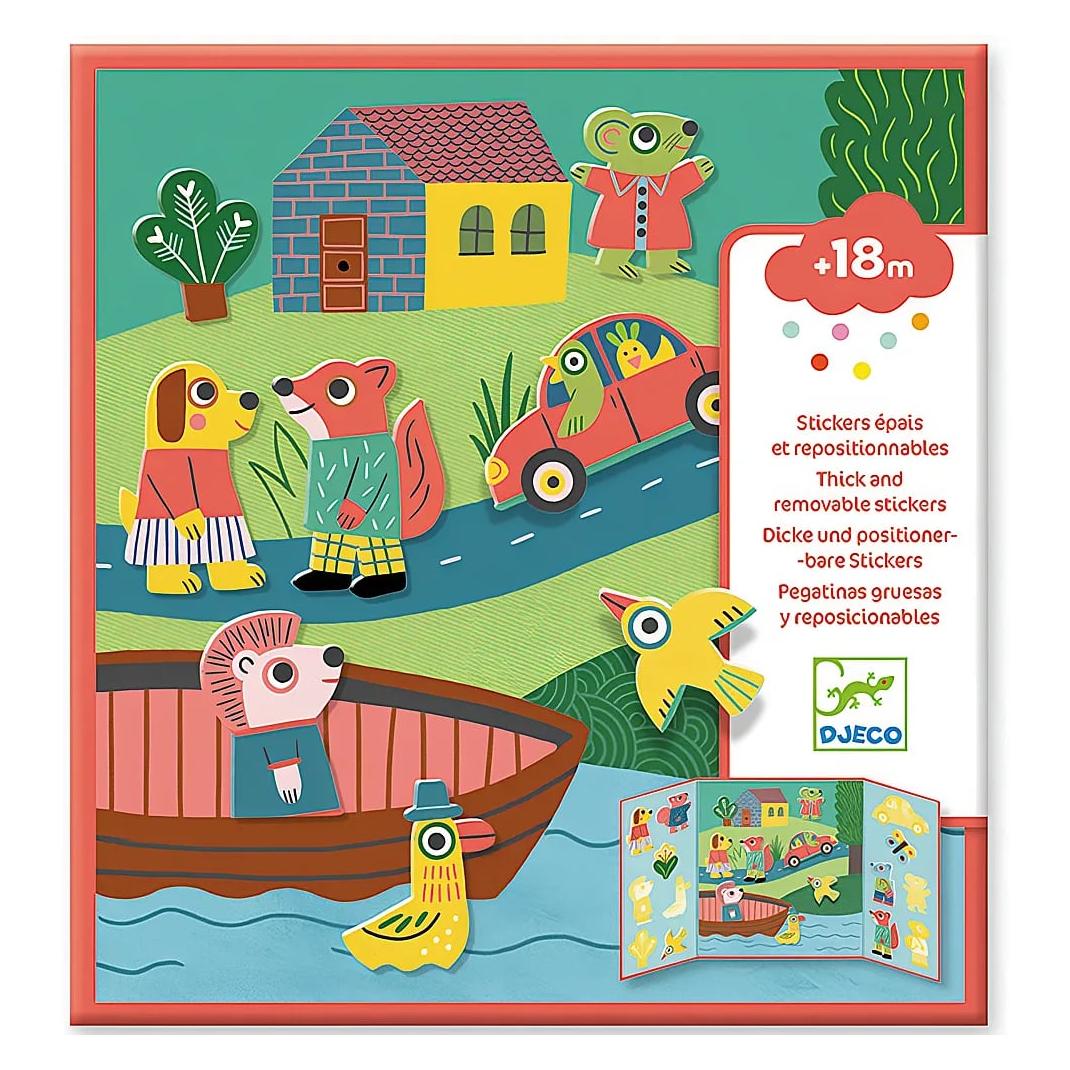 Djeco Stickerbilder Tiere (5409071)