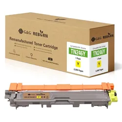 G&G Kompatibel mit Brother 246 Toner TN-246Y Gelb