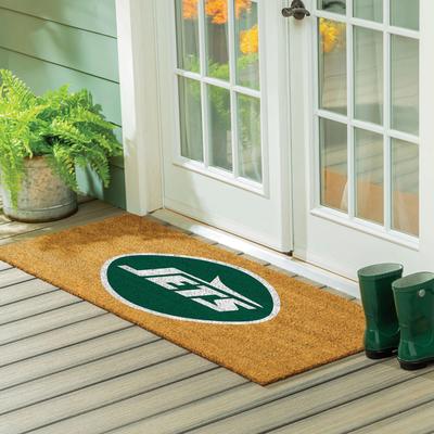 Evergreen New York Jets Full Color Indoor/Outdoor Coir Mat