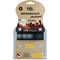 MÜCKENSCHUTZ Armband Karo grau