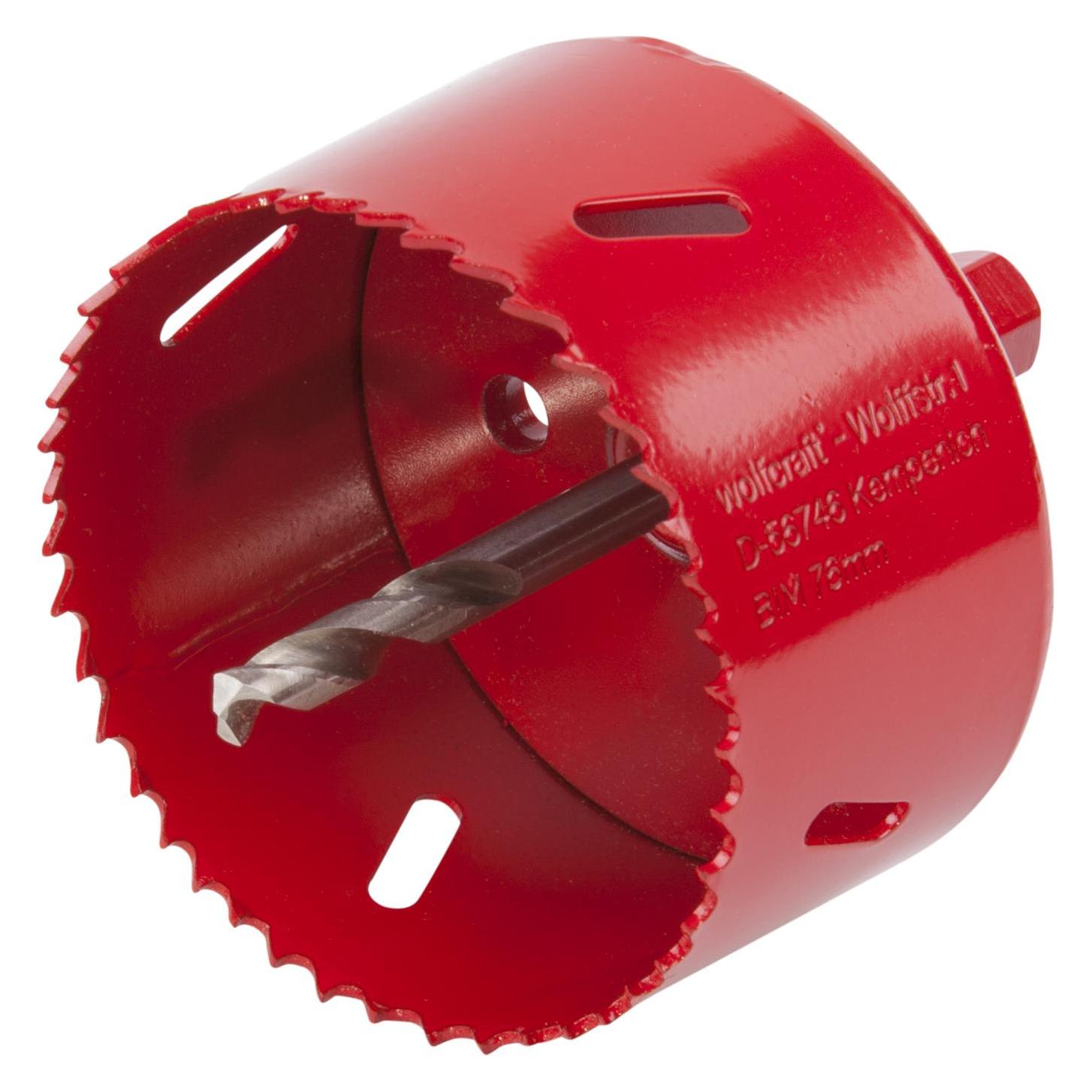 wolfcraft 1 Lochsäge BiM ø76mm (76 mm) (5494000)