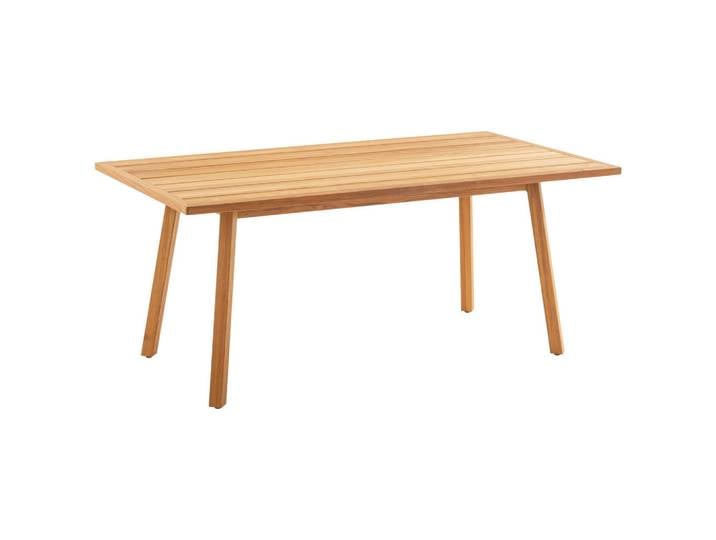 Niehoff Garden Gartentisch, Teakfarben, Holz, Teakholz, massiv, rechteckig, eckig, 95x76x180 cm, Gartenmöbel, Gartentisch, Gartentische