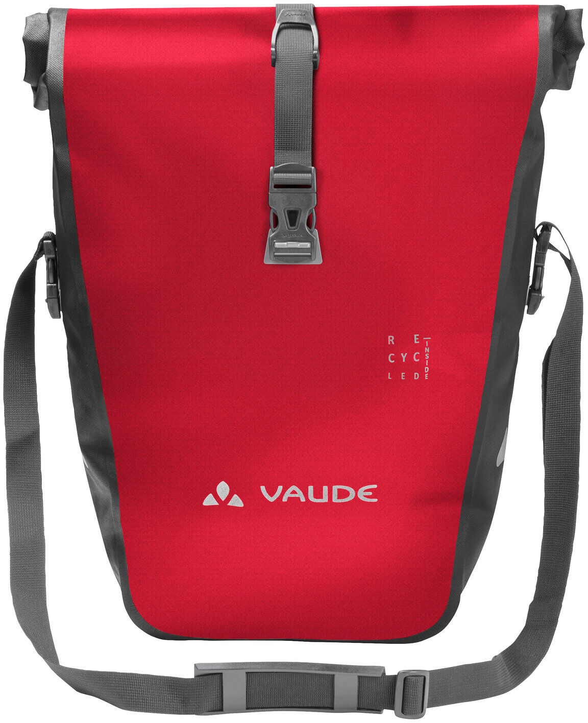 Fahrradtasche VAUDE "Aqua Back", rot, Taschen, Polyester, Fahrradtasche, Fahrradtasche, aus Polyester, 48 Liter, mit Wickelverschluss rot Einheitsgröße