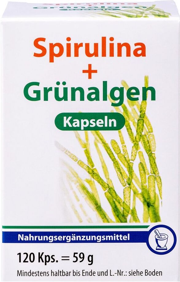 Spirulina + Grünalgen Kapseln