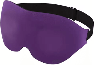 Inspire Essentials Contoured Sleep Eye Mask For Men And Women purple