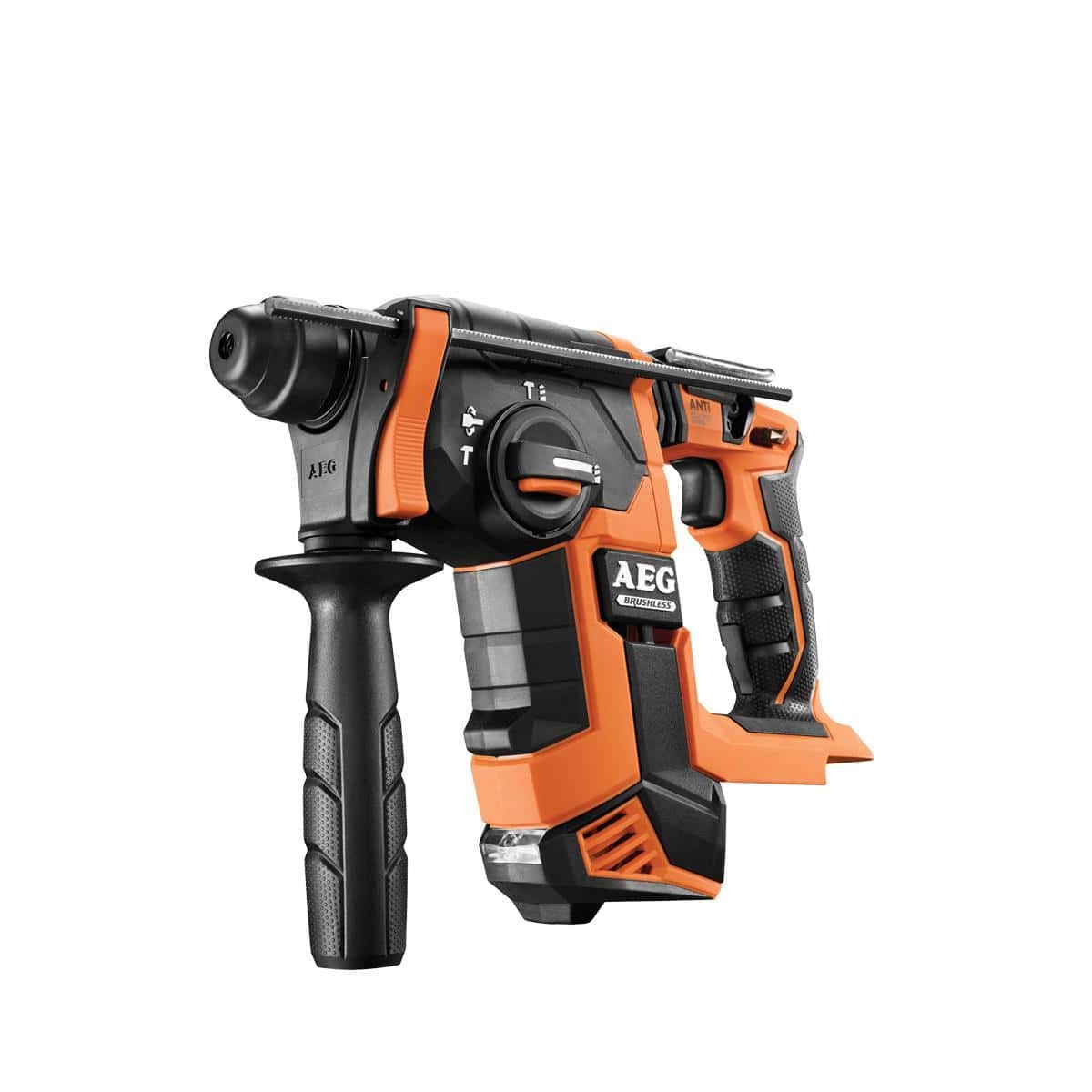 AEG BBH 18BL-0 Borstelloze boormachine zonder sleutel, zwart/oranje, 1400 RPM, 2,5 J