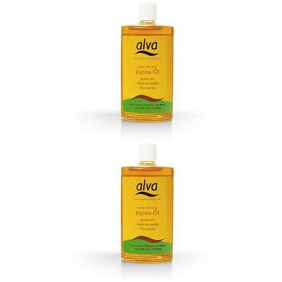 Jojoba ÖL 100% naturrein alva 2x 2x125 ml Öl