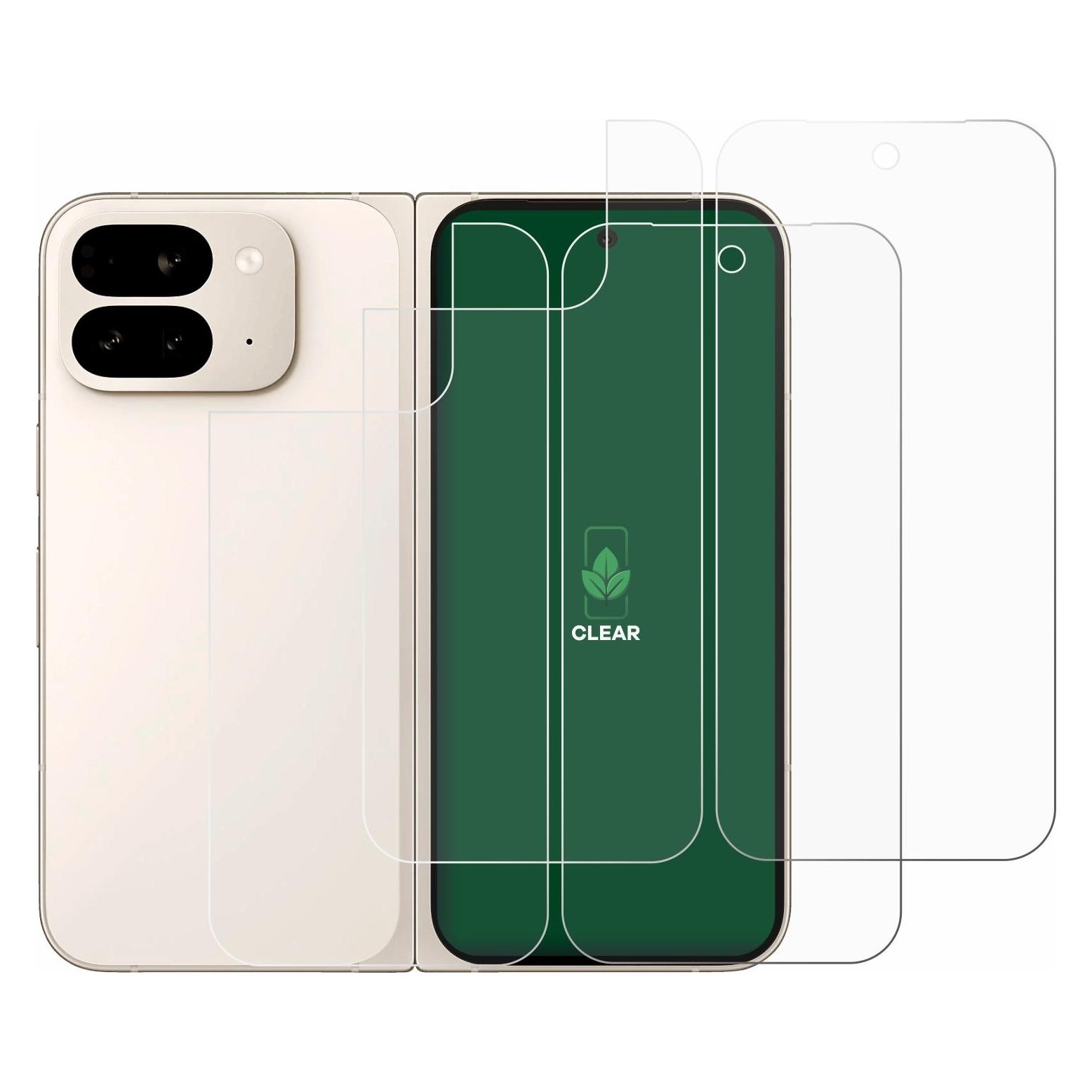 ScreenLeaf Schutzfolie für Google Pixel 9 Pro Fold (Display+Rückseite) Displayschutz Display Schutz Folie K (Google Pixel 9 Pro Fold) (6156115)