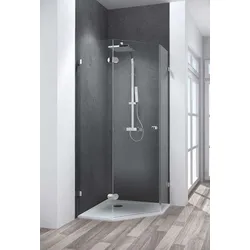 Schulte Davita Fünfeckdusche 3-teilig 8 mm - Duschkabine