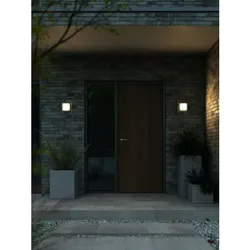 Nordlux LED  Wandleuchte OLIVER SQUARE Outdoor, IP54, schwarz NORD-2218251003