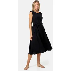 PM SELECTED Damen Ärmelloses Sommerkleid Dress mit Bindeband in Einheitsgröße PM26