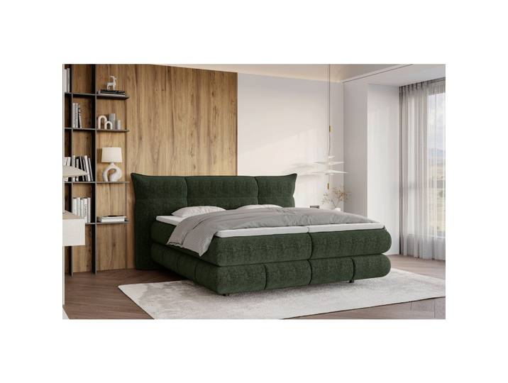 Boxspringbett Auris Grün ca. 160x200cm