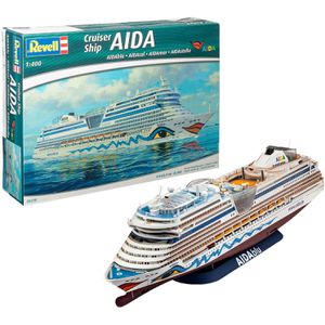 Revell Modellbausatz 05230 Cruise Ship AIDA, 380 Teile, Level 5, ab 13 Jahre, Maßstab 1:400