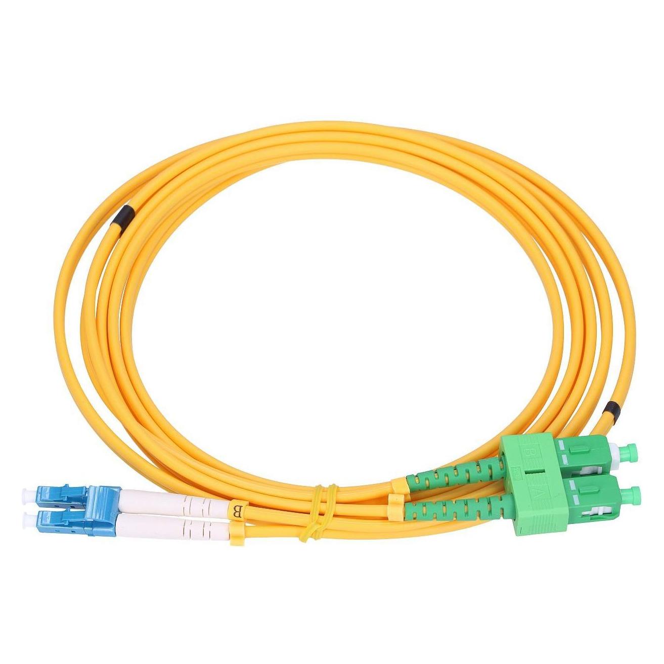 Extralink PATCHCORD SC/APC-LC/UPC SM G.652D DUPLEX 3.0 MM 15M (15 m) (EX.12356)