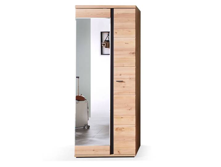 SAN MARINO Garderobenschrank, Material Teilmassiv, Altesche