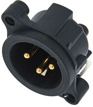 Neutrik NC3 MAH Schwarz