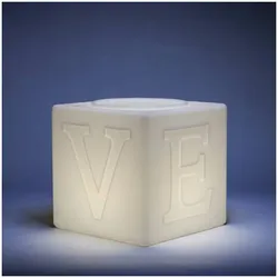 Love Lamp Lichtwürfel mit Farbwechsel 43x43 cm