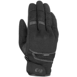 Oxford, Motorradhandschuhe, Brisbane Air Herren Kurzer Sommerhandschuh, Stealth Black, S (Herren, S)