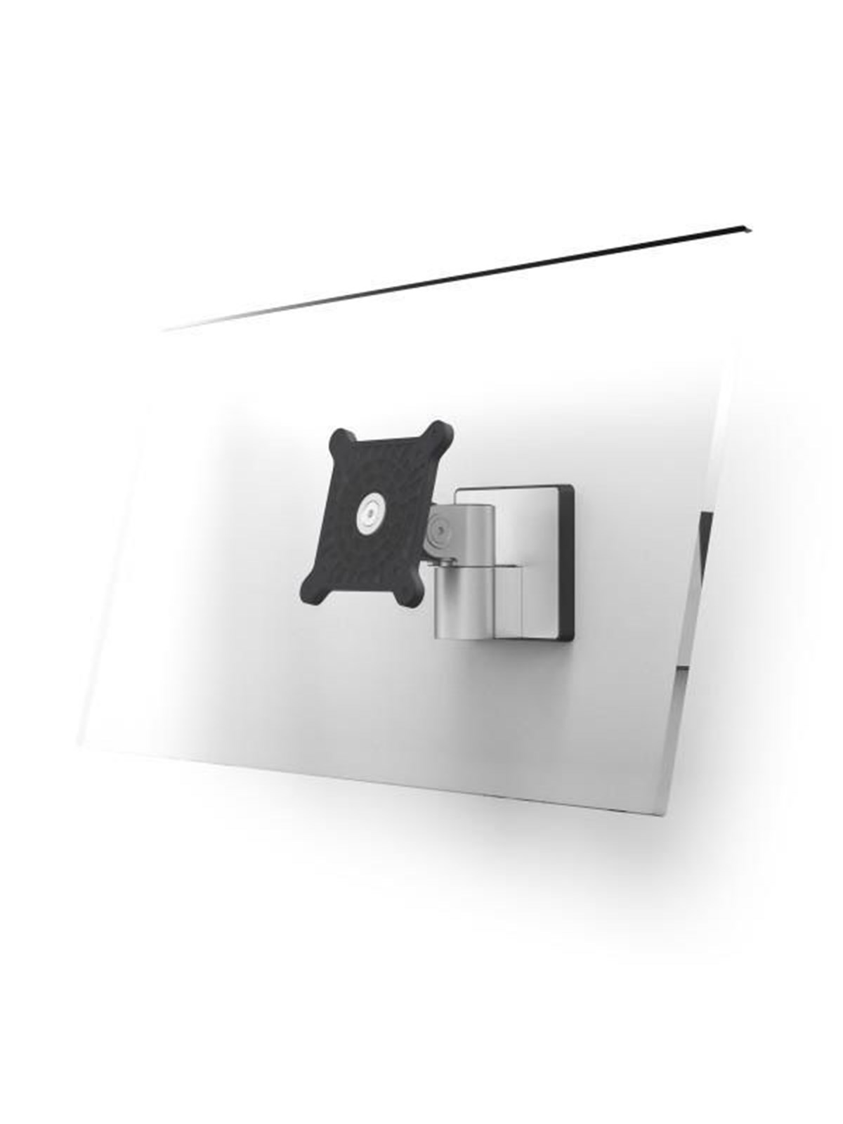 DURABLE Monitor-Wandhalter für einen Bildschirm. 360° drehbar und je nach Bildschirmgröße neig- und schwenkbar.