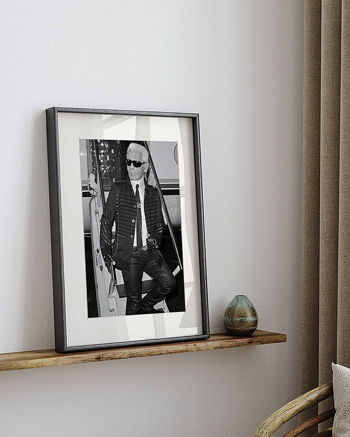 Karl Lagerfeld Afbeelding Decoratie - Meerdere kleuren - 32 x 42 cm