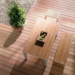 OSMO Terrassendiele FSC Bangkirai genutet / geriffelt - standard&better-183 cm
