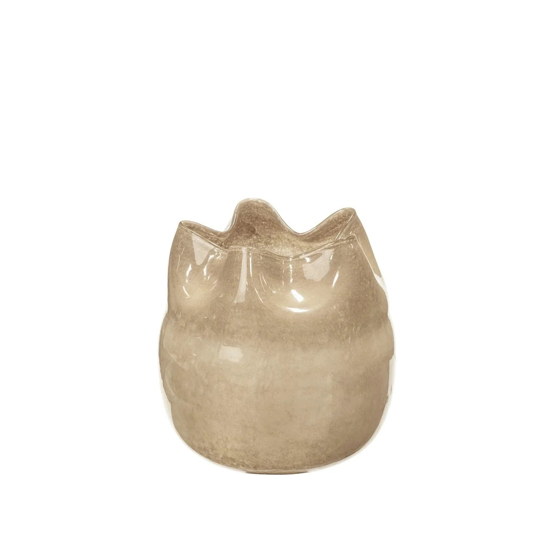 Broste Copenhagen Esther vaas zand Ø30cm