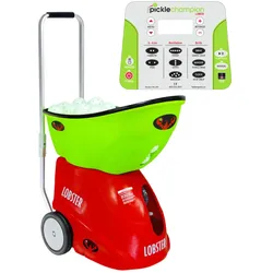 Ballmaschine - Lobster THE PICKLE CHAMPION mit Batterie und Ladegerät - Ballwurfmaschine
