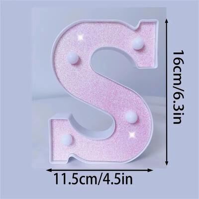 Uplift Picks Pink LED Letter And Number Lights For Parties And Romantic Decor s