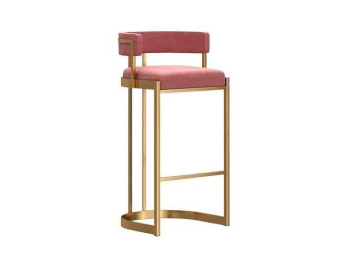Höhenhocker Küchen-Feeling an der Rezeption, Inseltisch, hohe Hocker(Pink)