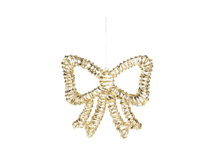 X-Mas Led-Dekoleuchte, Goldfarben, Metall, Kunststoff, 46x5x48 cm, CE, mit Schalter, Lampen & Leuchten, Innenbeleuchtung, Dekoleuchten, Dekoleuchten