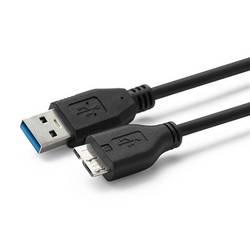 MicroConnect USB-Kabel 1 m Schwarz USB3.0AB1MICRO