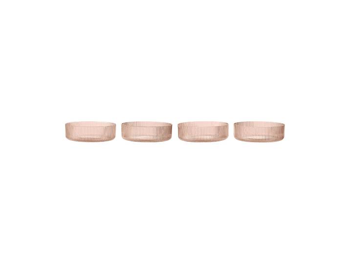Ferm Living Bol petit-déjeuner Ripple, lot de 4 Blush