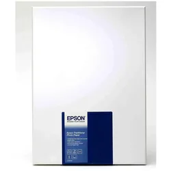 Epson Traditional Foto Papier (330 g/m2, A4, 25 Stk.), Fotopapier, Weiss