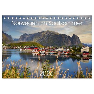 Norwegen im Spätsommer (Tischkalender 2026 DIN A5 quer), CALVENDO Monatskalender