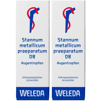Stannum Metallicum praeparatum D 8 Augentropfen 2x 2x10 ml