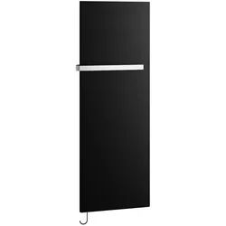 Kermi Pateo-E Handtucherwärmer, schwarz, 1525x500x66 mm, rechts, 280 W, IPX4