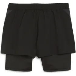 Puma, Damen, Sporthose, teamGOAL 2in1 Short Women (XL), Schwarz